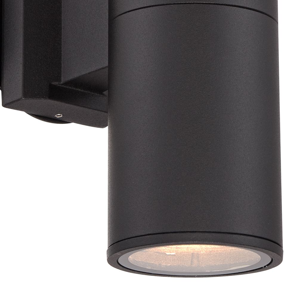 Image 4 Possini Euro Ellis 11 3/4" Black Up-Down Outdoor Wall Light Set of 2 more views