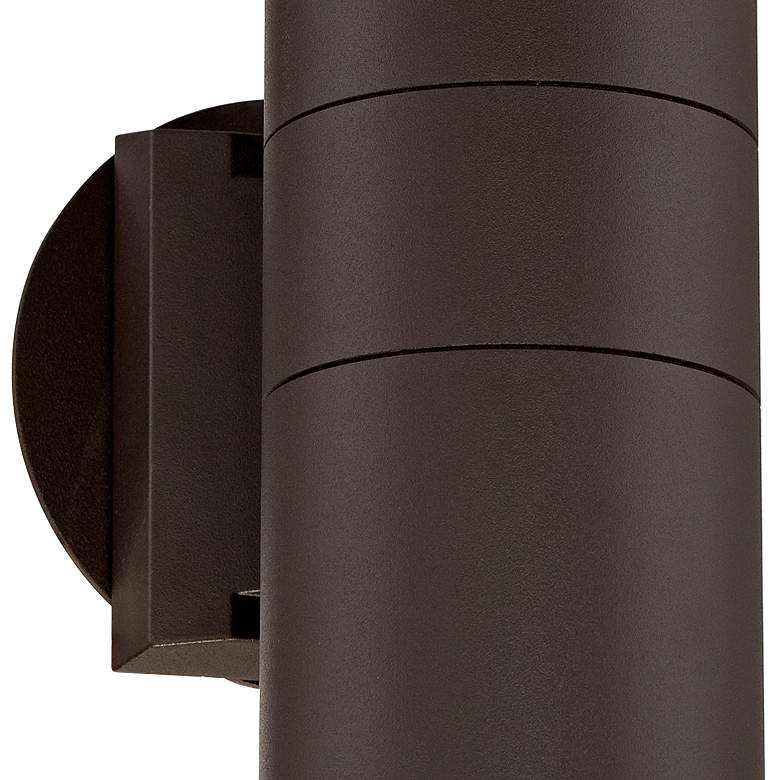 Image 3 Possini Euro Ellis 11 3/4" High Brown Up-Down Outdoor Lights Set of 2 more views