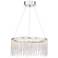 Possini Euro Elnora 19 1/2"W Chrome LED Drum Pendant Light
