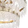 4_Possini Euro Elsa 23 1/2" Brass with Textured Glass 7-Light Pendant more views