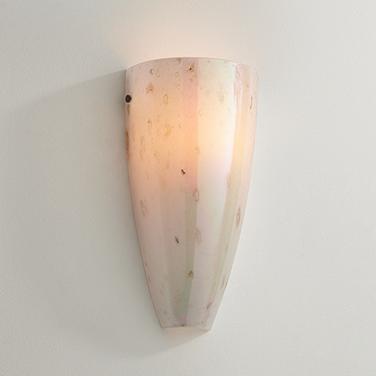Possini Euro Emelle 13" High Amber Art Glass Wall Sconce