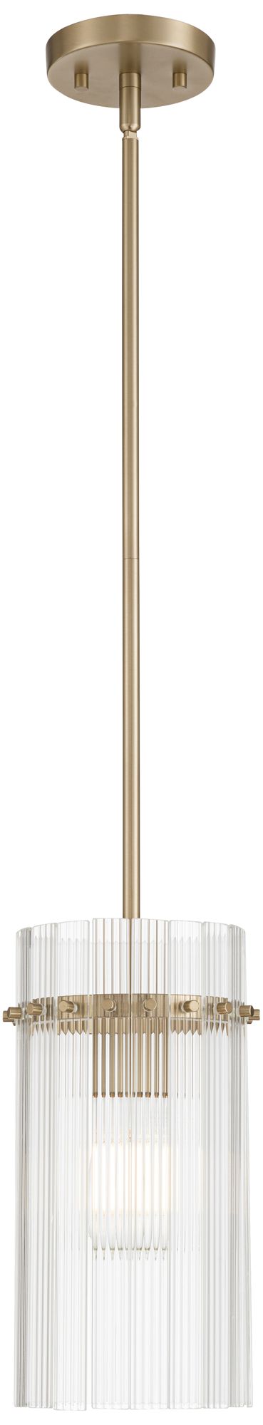 Watch A Video About the Possini Euro Emerson Matte Brass and Glass Mini Pendant Light