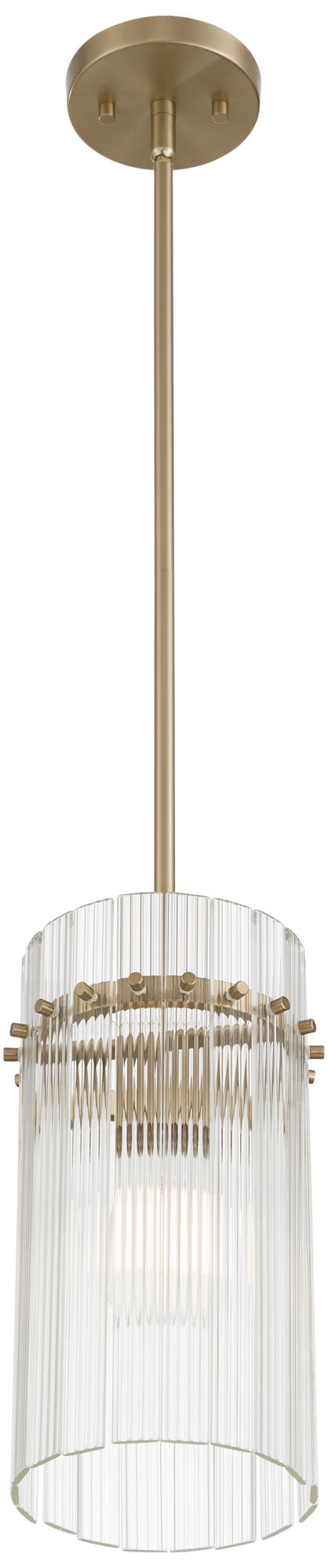 Watch A Video About the Possini Euro Emerson Matte Brass and Glass Mini Pendant Light