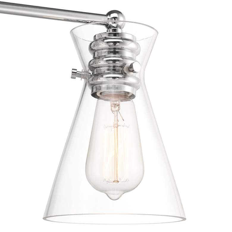 Image 3 Possini Euro Emily 22" Wide Chrome 3-Light Bath Light more views