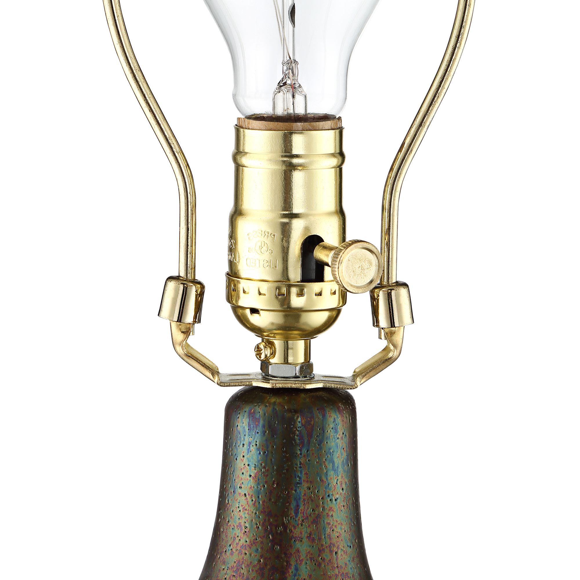 Watch A Video About the 360 Lighting Emma Textured Ceramic Mid Century Table Lamp