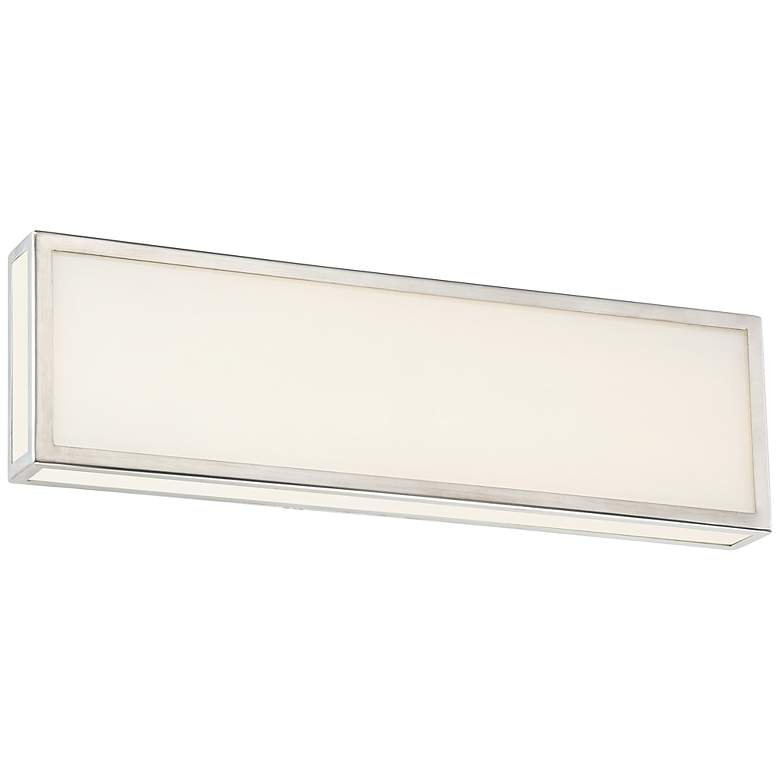 Image 1 Possini Euro Emmett 24 inch Wide Glass LED Bathroom Light