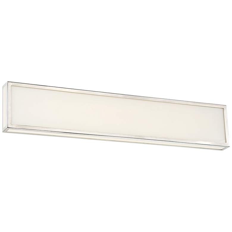 Image 1 Possini Euro Emmett 36 inch Wide Glass LED Bathroom Light