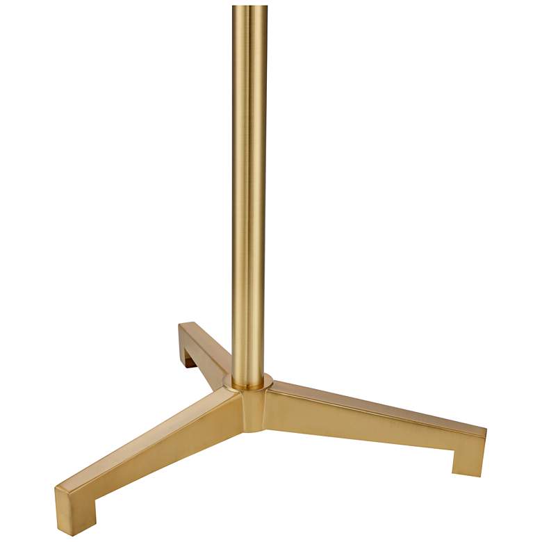 Image 6 Possini Euro Encino 60" Antique Brass Modern Tripod Floor Lamp more views