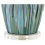 Possini Euro Eneya 31" High Blue Ceramic Table Lamp