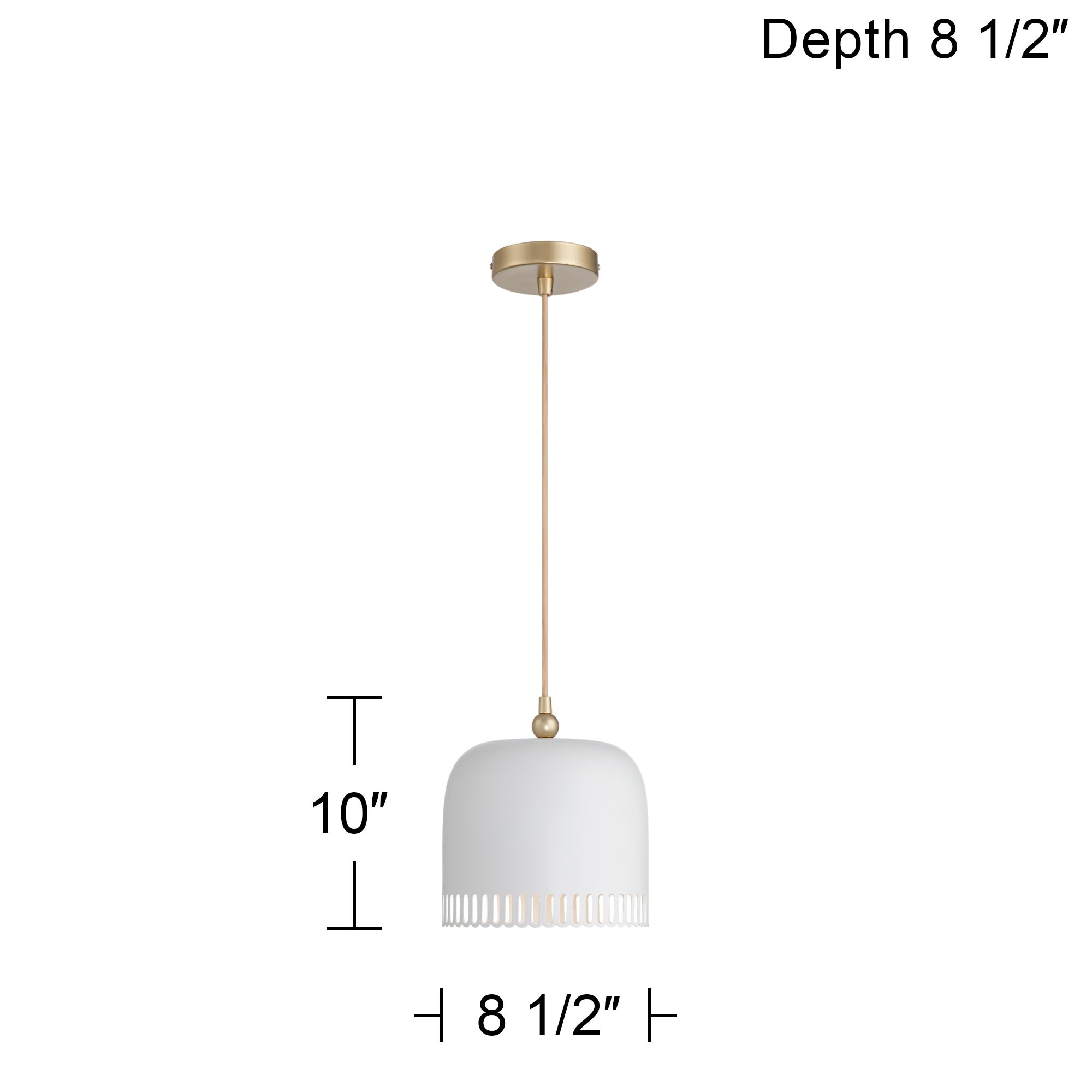 Watch A Video About the Possini Euro Enna White and Soft Gold Mini Pendant Light