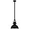 Possini Euro Enzo 12 1/2" Wide Black Mini Pendant