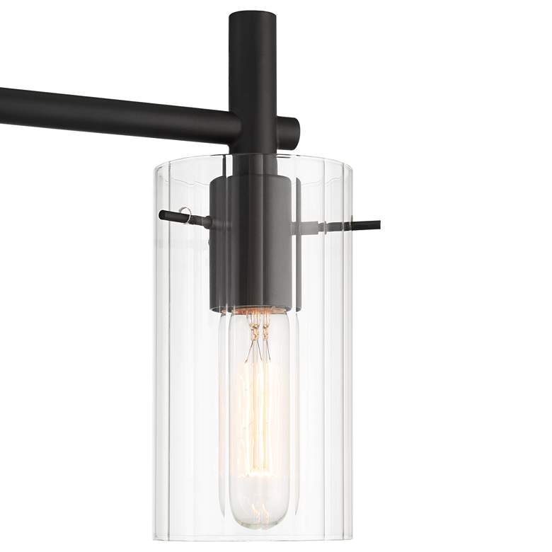 Image 3 Possini Euro Erika 22" Wide Black 3-Light Bathroom Vanity Light more views