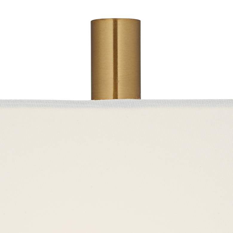 Image 3 Possini Euro Erin 31" Warm Gold Modern Table Lamp with Marble Base more views