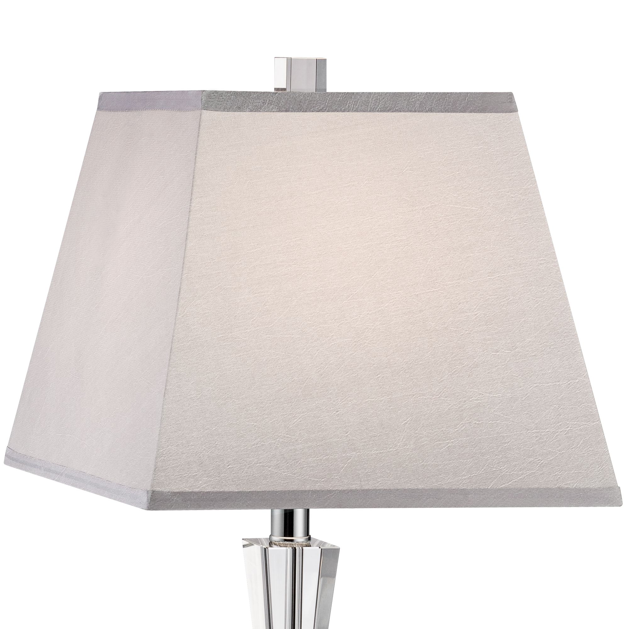 Image 4 Possini Euro Espirit 27" Stacked Crystal Table Lamp more views
