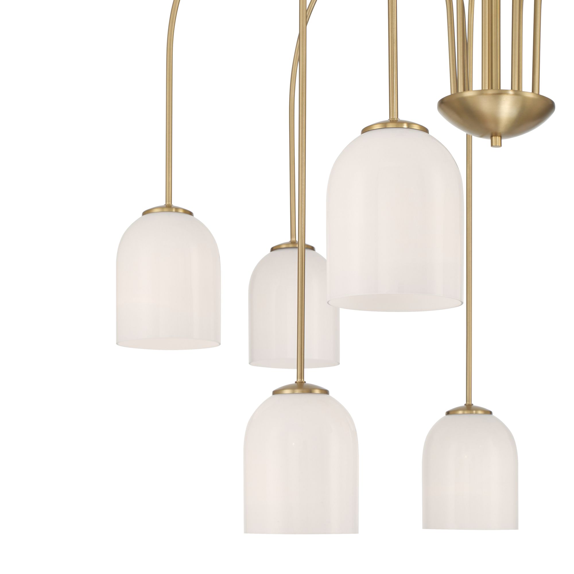 Image 4 Possini Euro Euphemia 35 1/2" Wide Antique Brass 9-Light Chandelier more views