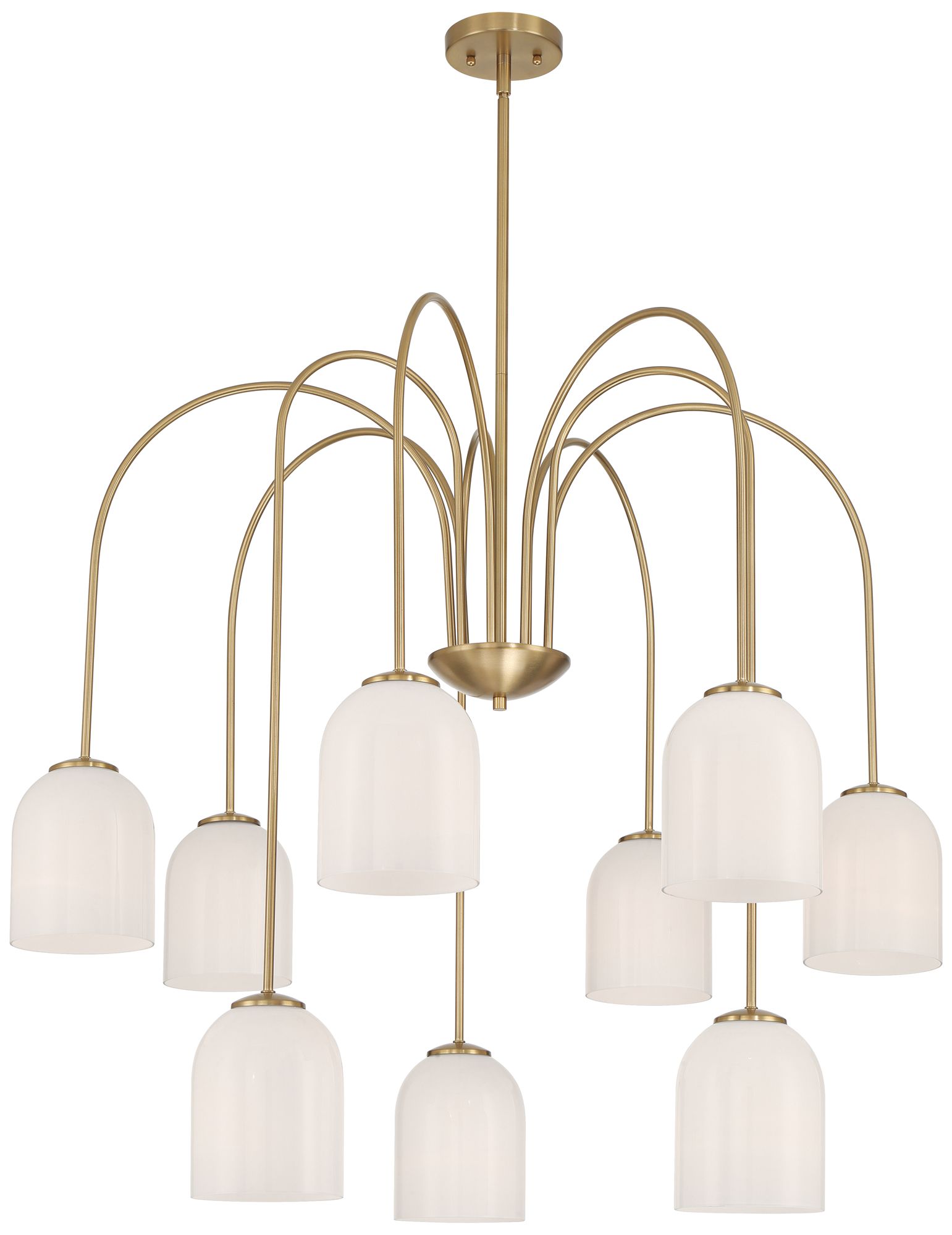Possini Euro Euphemia 35 1/2" Wide Antique Brass 9-Light Chandelier