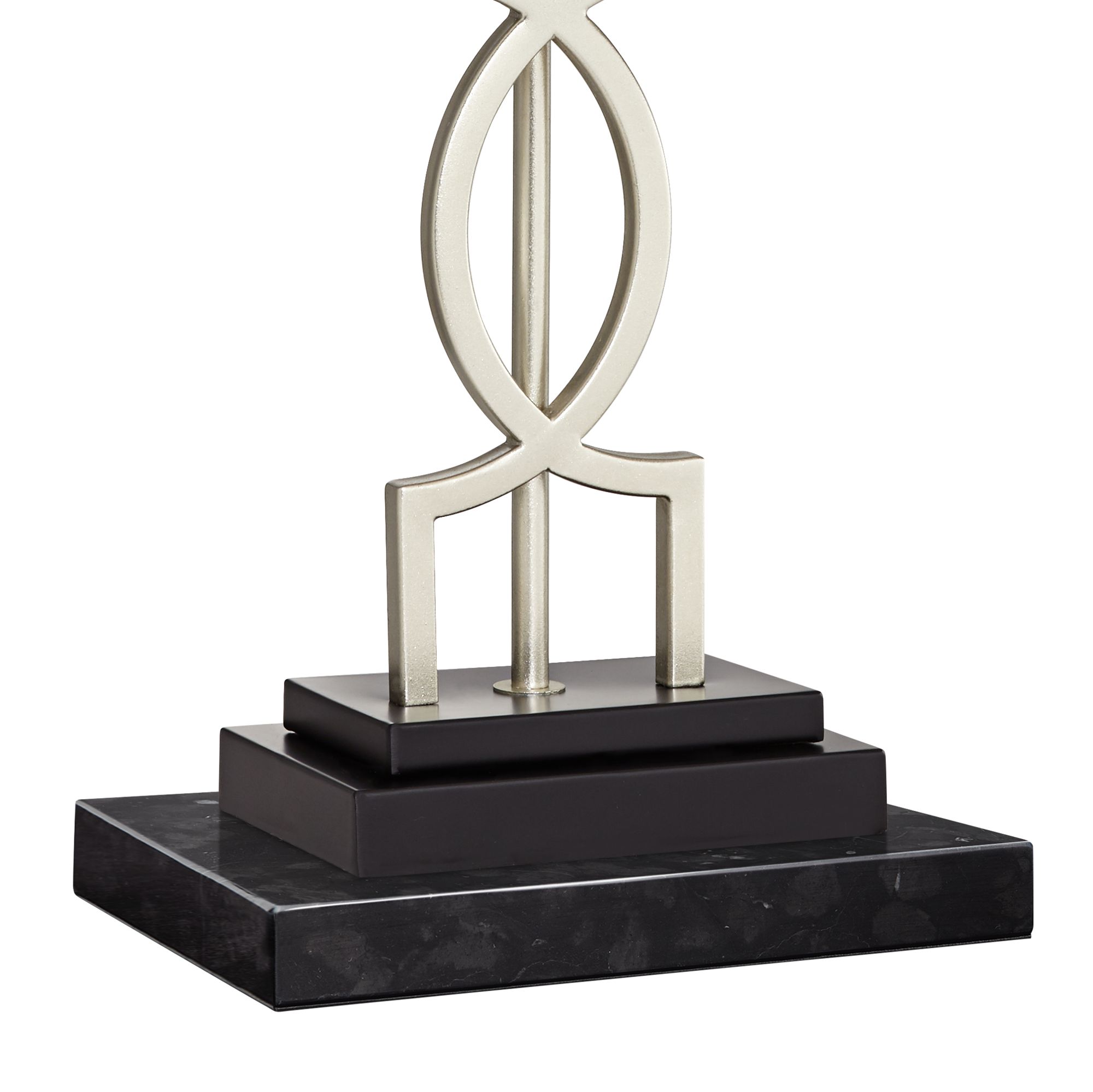 Image 5 Possini Euro Evan 28 1/2" Modern USB Lamps Set of 2 with Marble Risers more views