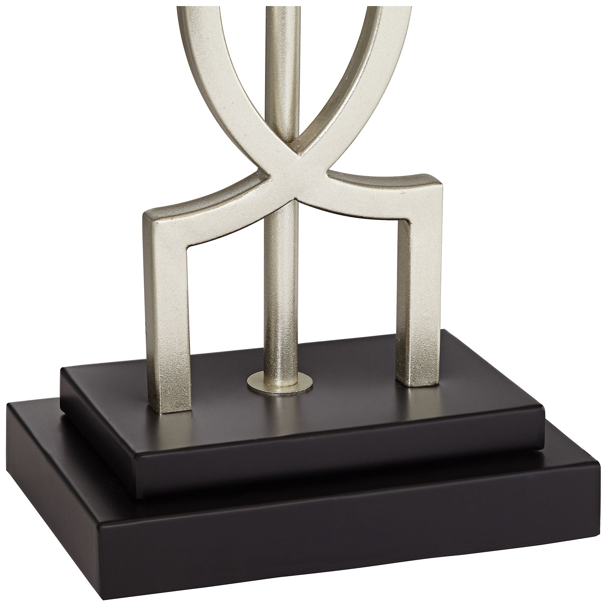 Image 6 Possini Euro Evan 28 1/2" Nickel Modern Luxe USB Lamps Set of 2 more views
