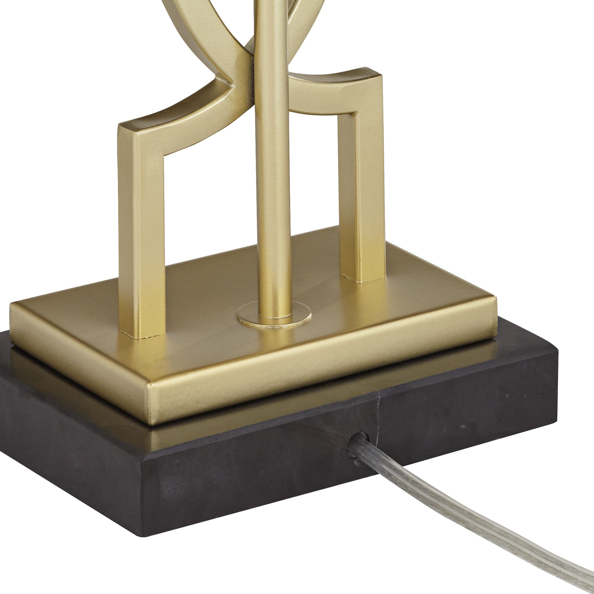 Image 7 Possini Euro Evan 28 1/4" Gold Modern Luxe Table Lamps Set of 2 more views