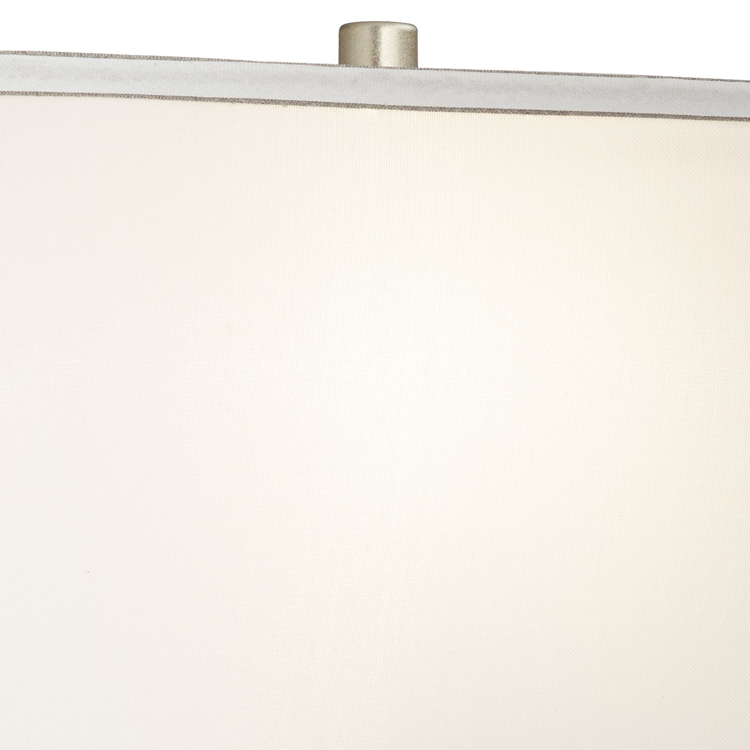 Image 2 Possini Euro Evan Brushed Nickel Lamps with White Marble Risers Set of 2 more views