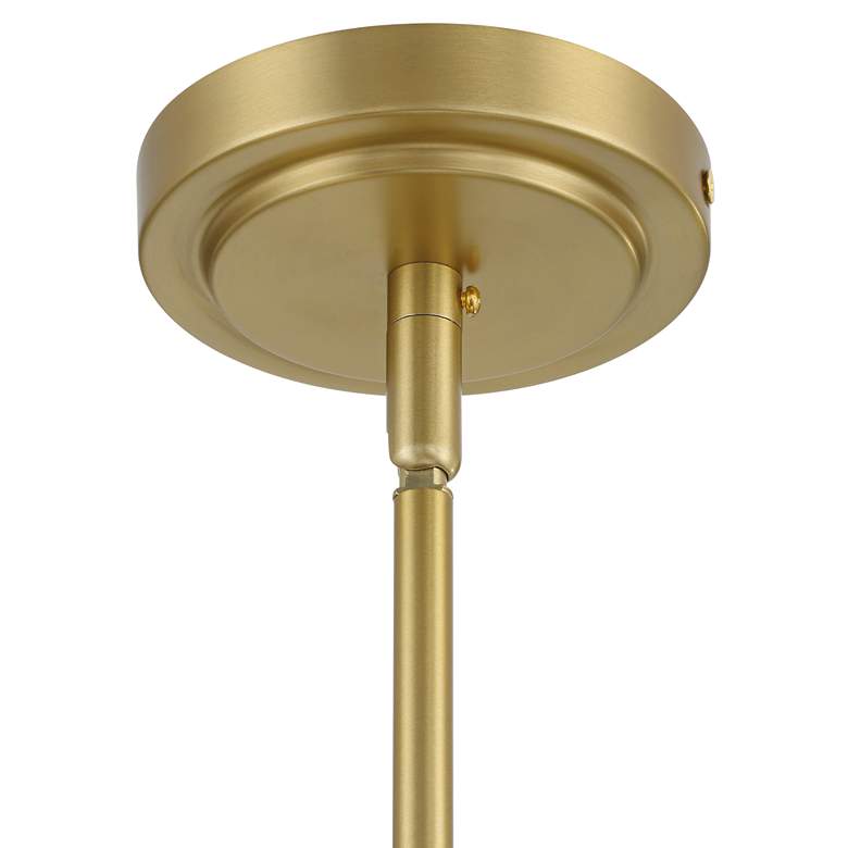 Image 6 Possini Euro Evelyn 33"W Brushed Gold 6-Light LED Sputnik Chandelier more views