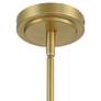 7_Possini Euro Evelyn 33"W Brushed Gold 6-Light LED Sputnik Chandelier more views