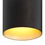 4_Possini Euro Everard 10"H Black Gold LED Outdoor Wall Light Set of 2 more views