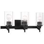 5_Possini Euro Evette 21" Wide Black 3-Light Bath Light more views