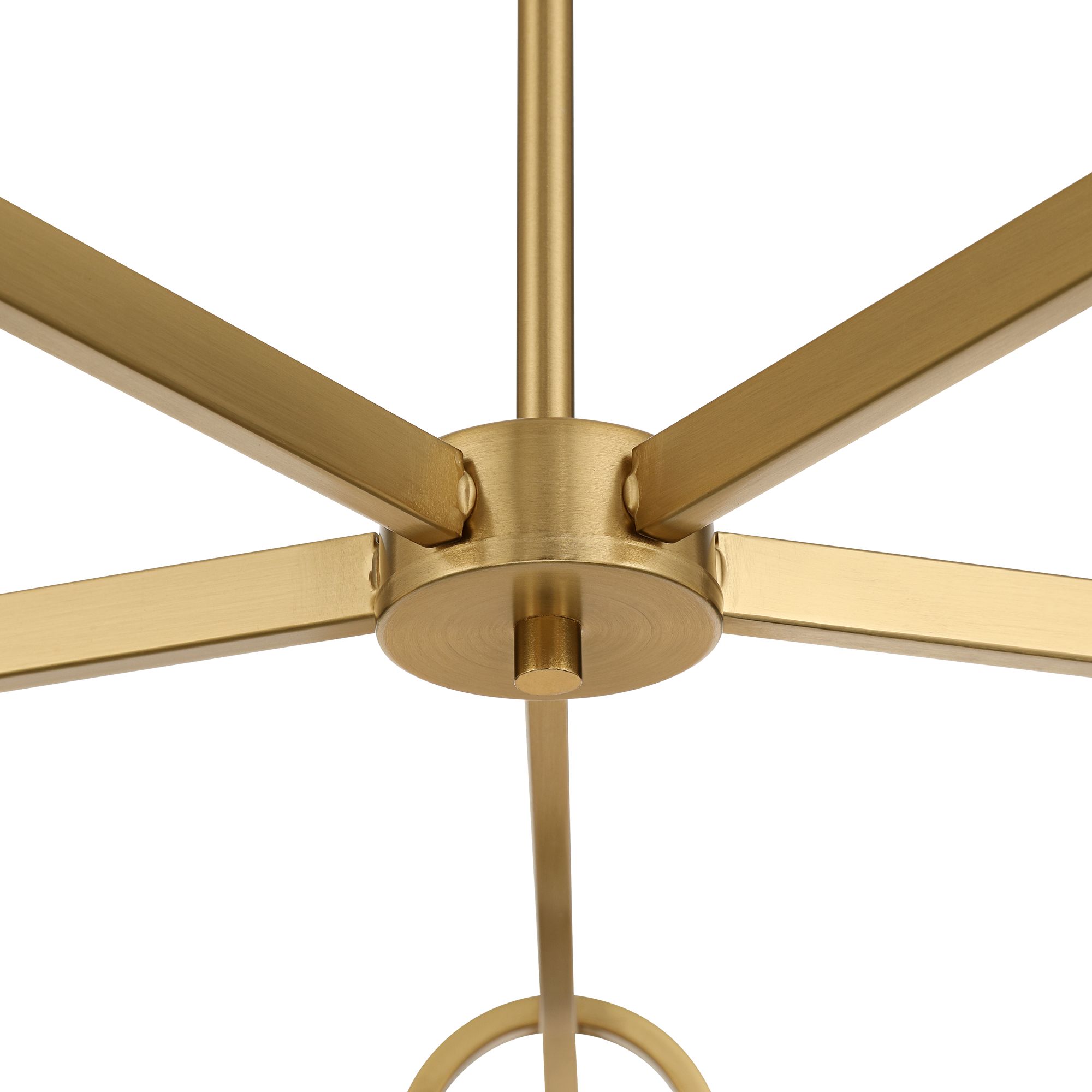 Image 6 Possini Euro Evora 30" Wide Brass and Opal Glass 5-Light Chandelier more views