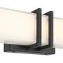 4_Possini Euro Exeter 17" Wide Black LED Bathroom Vanity Light Set of 2 more views