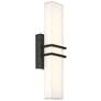 6_Possini Euro Exeter 17" Wide Black LED Bathroom Vanity Light Set of 2 more views
