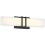 7_Possini Euro Exeter 17" Wide Black LED Bathroom Vanity Light Set of 2 more views