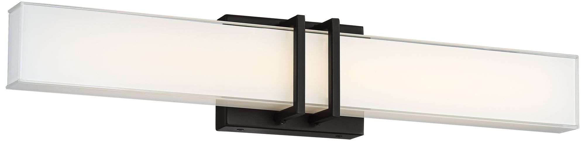 Possini Euro Exeter 24" Wide Nickel LED Bathroom Vanity Light 5T767