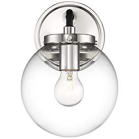 Image5 of Possini Euro Fairling 10 1/2" High Glass Globe Wall Sconce more views