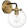 Possini Euro Fairling 10 1/2" High Gold Globe Wall Sconce Set of 2