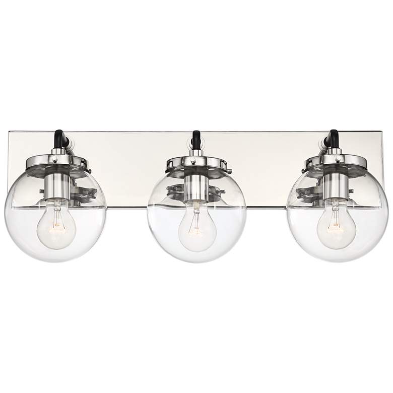Image 5 Possini Euro Fairling 24" Wide Glass Globe 3-Light Bath Light more views