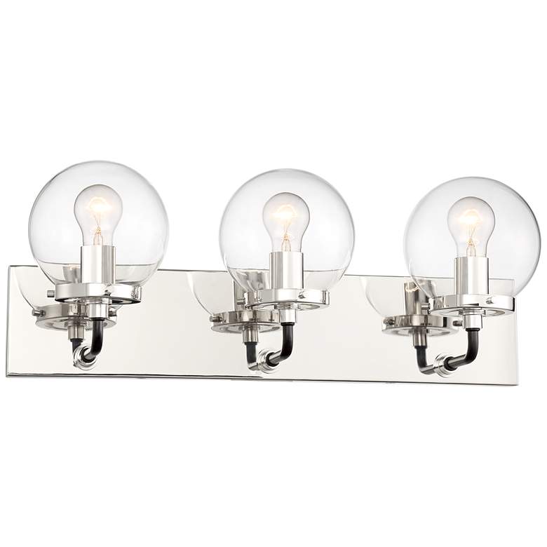 Image 7 Possini Euro Fairling 24" Wide Glass Globe 3-Light Bath Light more views