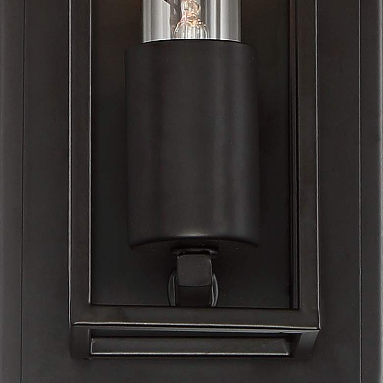 Image 3 Possini Euro Faizah 13 1/2" High Bronze Box Wall Sconce Set of 2 more views