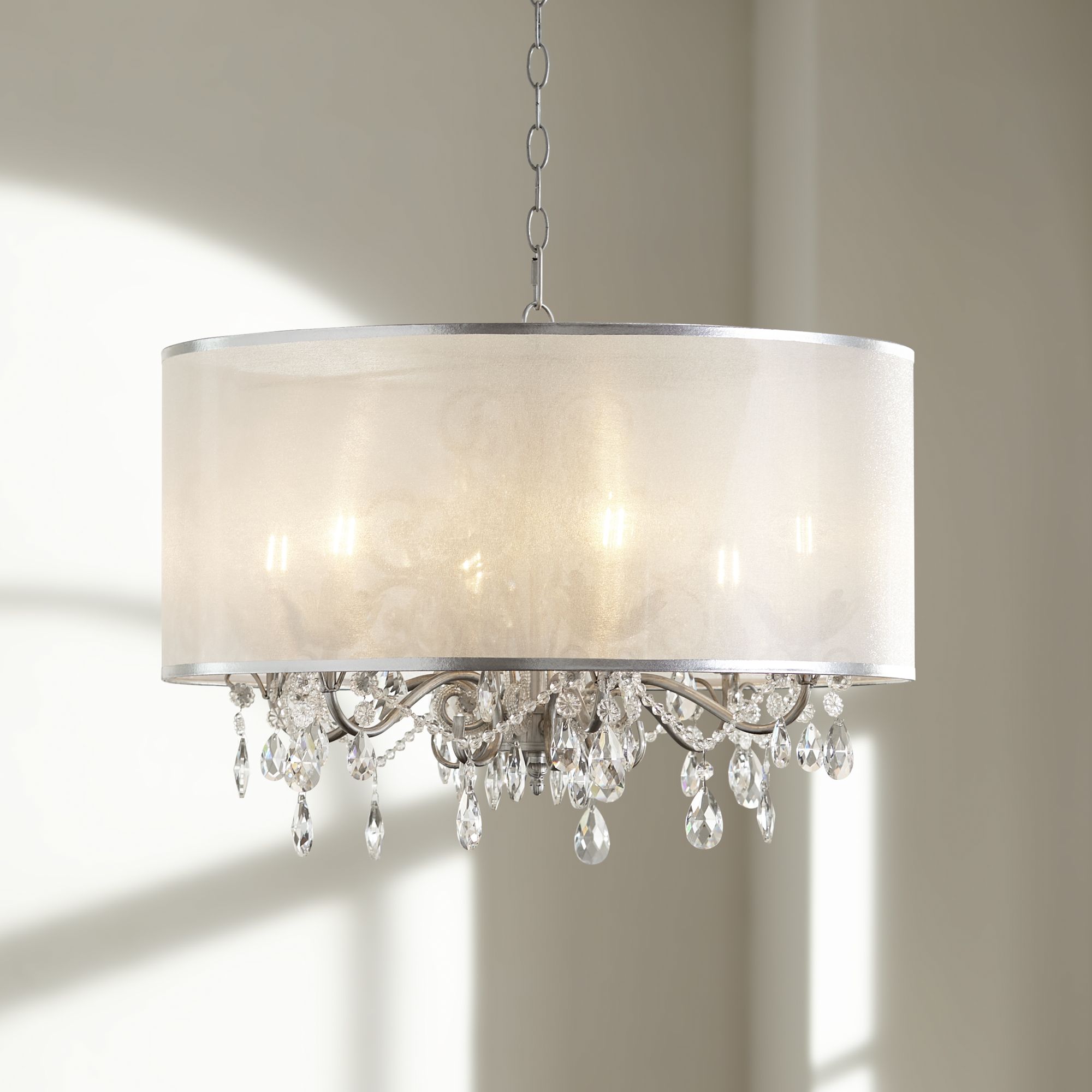 silver ceiling pendant