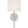 4_Possini Euro Favreau 16 1/4" High Brushed Nickel Wall Sconce Set of 2 more views