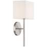 5_Possini Euro Favreau 16 1/4" High Brushed Nickel Wall Sconce Set of 2 more views
