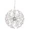 Possini Euro Felicity 25 1/2" Wide Modern Chrome Flower Light Pendant