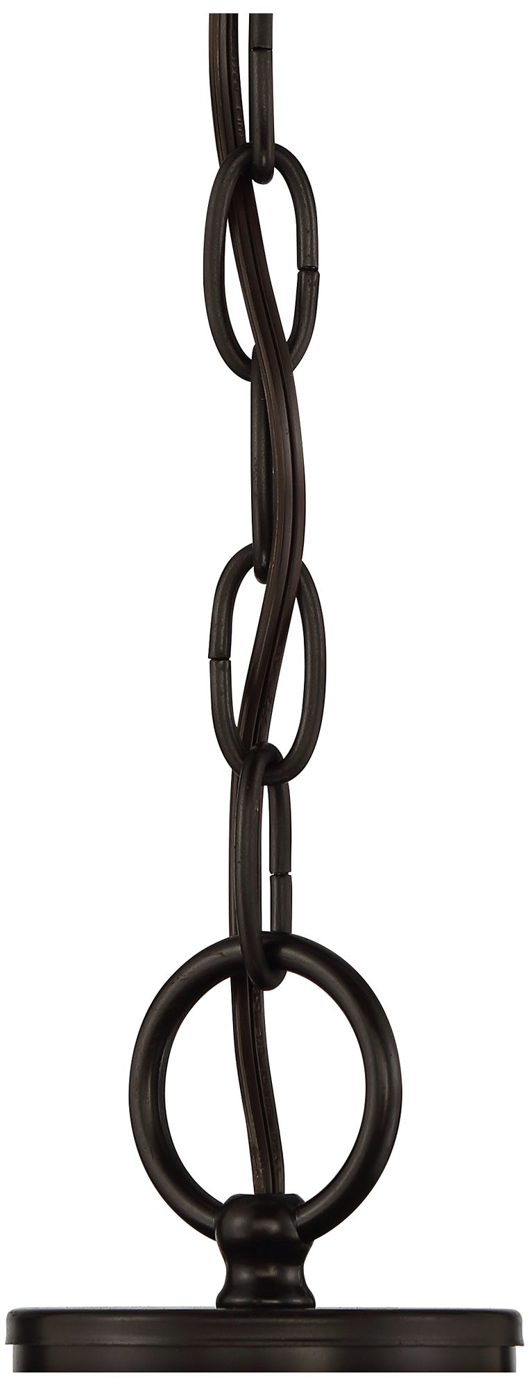 Image 6 Possini Euro Ferrers 26" Wide Dark Bronze Gold 6-Light Ring Chandelier more views
