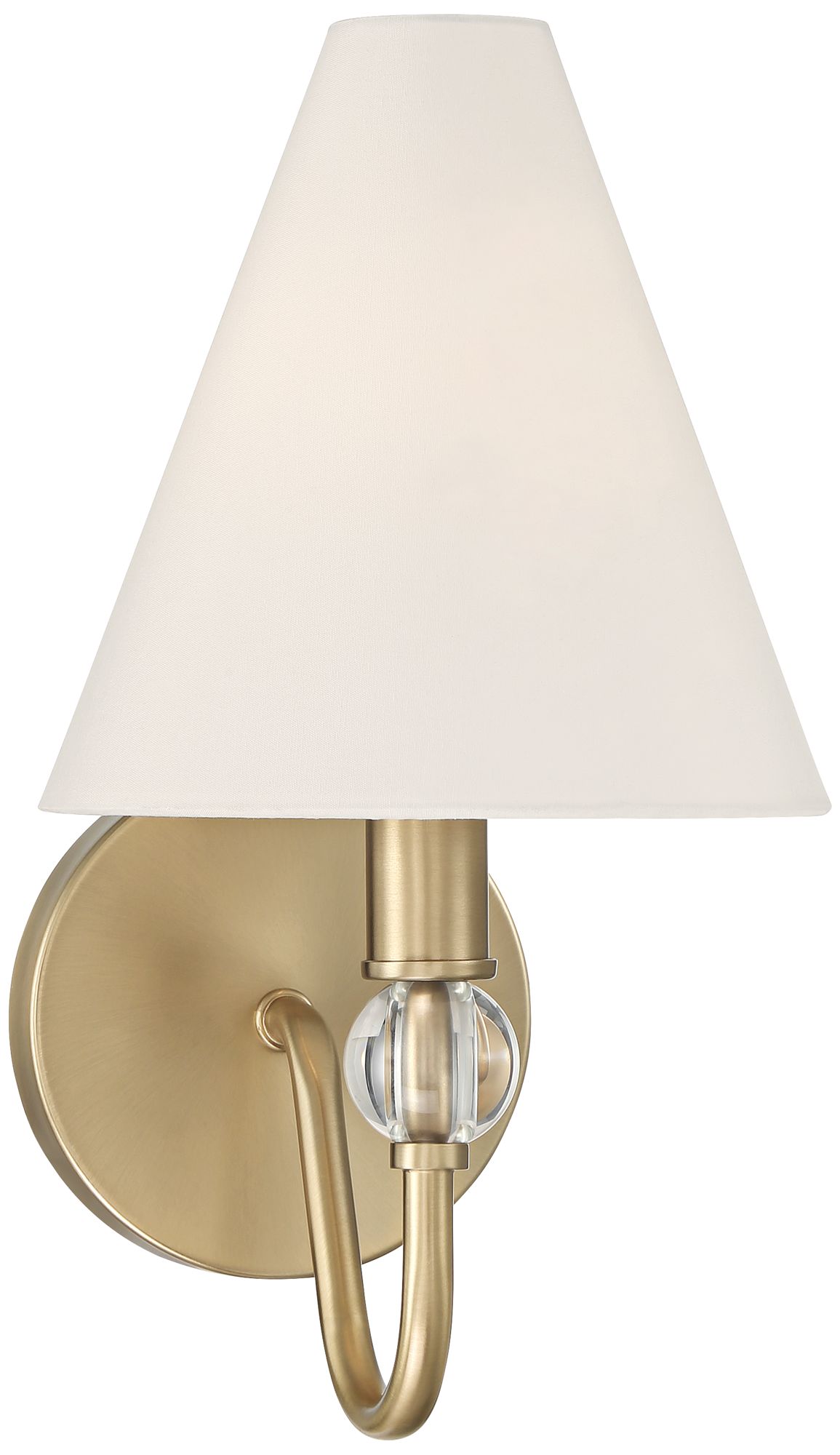 Image 6 Possini Euro Fillion 12 1/2" High Matte Brass Modern Shade Wall Sconce more views