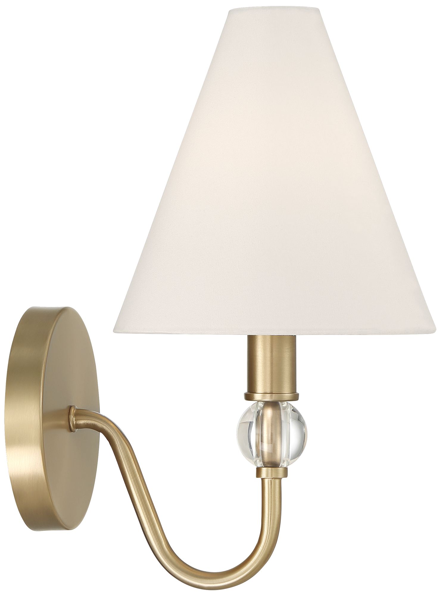Image 7 Possini Euro Fillion 12 1/2" High Matte Brass Modern Shade Wall Sconce more views