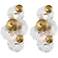 Possini Euro Filoli 16" High Gold Plated 2-Light Wall Sconce Set of 2