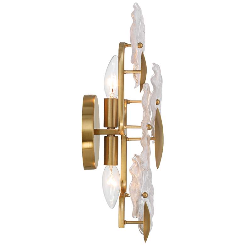 Image 6 Possini Euro Filoli 16" High Gold Plated 2-Light Wall Sconce Set of 2 more views