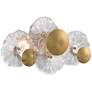 7_Possini Euro Filoli 16" High Gold Plated 2-Light Wall Sconce Set of 2 more views