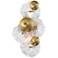 Possini Euro Filoli 16" High Gold Plated 2-Light Wall Sconce