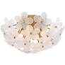 7_Possini Euro Filoli 20" Wide Gold Flower Ceiling Light more views